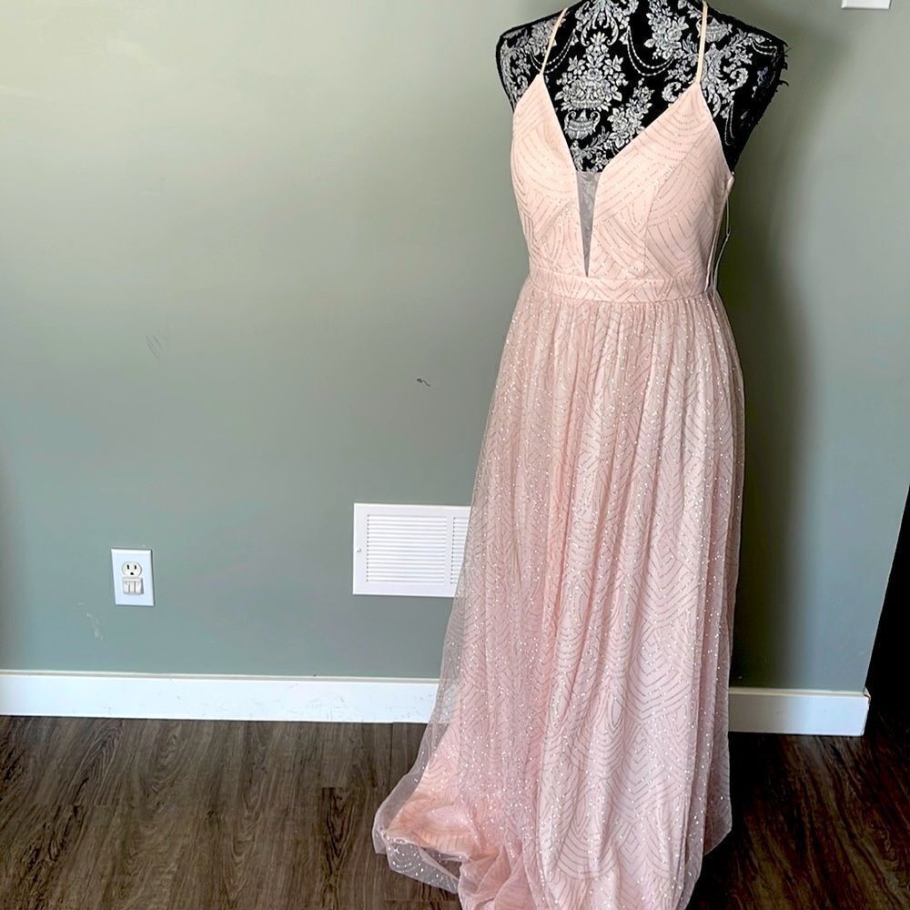 Blush Pink with Sparkle Dress NEW